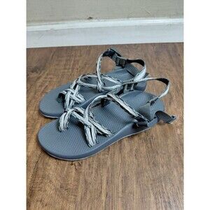 Chaco Hiking Sandals Womens Size 9 Gray Toe Loop Strappy Sports Outdoors